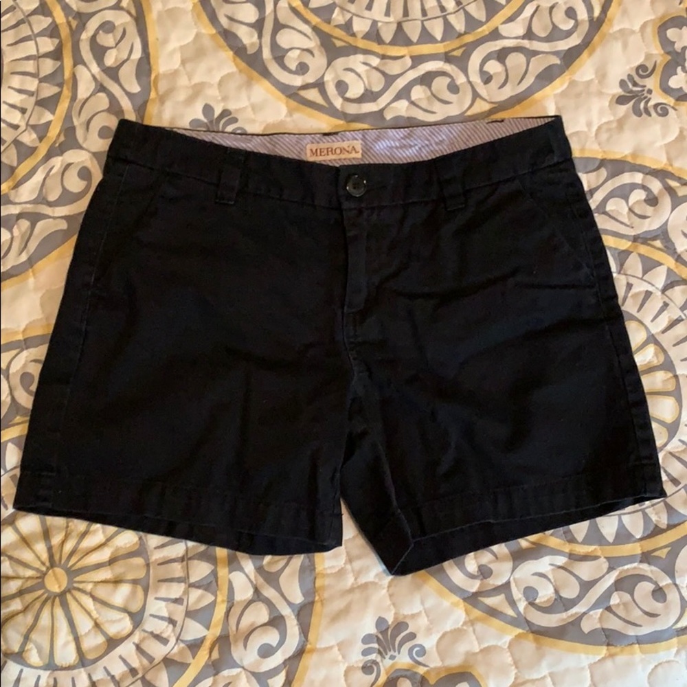 Black Chino Shorts